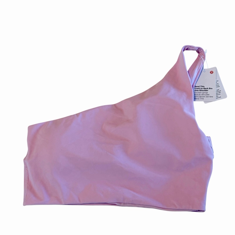 Lululemon Bend This Front To Back One Shoulder Sports Bra Size S/M Wireless